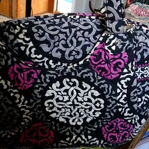 Vera Bradley pink and black bag